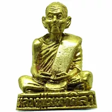 Statue of Luang Pu Maha Sila Sirichantho Thai Buddha Amulet