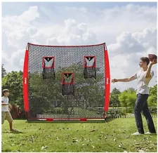 ✨Kapler Football Net for Training - Choose 6' x 6ft Net with 3 Throwing Target✨