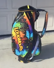 Rare! NEW-LOUDMOUTH Staff Cart Golf Bag-Colorful Paint Balls Model-John Daly