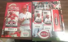 CINCINNATI REDS MEMORABILLA, TICKETS, PLAYOFF TICKETS, YEARBOOK, REDSFEST