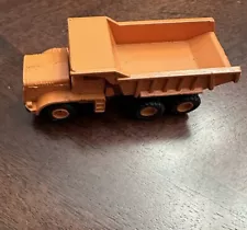 Vintage MERCURY Made in Italy AUTOCAR Orange Dump Truck No. 508