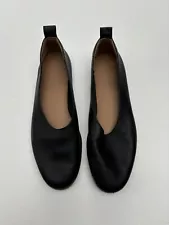 Everlane Shoes 6.5 Black Leather Ballet Flats Round Toe