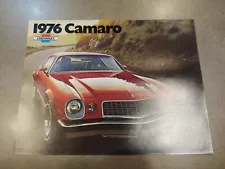 1976 CHEVROLET CAMARO, LT, RALLY SPORT ORIGINAL BROCHURE / 76 SALES CATALOG