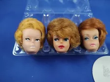 SIX VINTAGE BARBIE HEADS HEAD ONLY