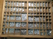 New ListingLETTERPRESS PRINTING METAL TYPE STYMIE MEDIUM 10PT DRAWER NOT INCLUDED