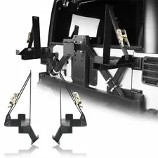 Textured Tire Carrier Jerry Can Mount Holders for Jeep Wrangler JK TJ 1997-2018 (For: 2000 Jeep Wrangler)