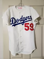 Vintage Goodman & Sons MLB Los Angeles Dodgers Baseball Jersey #59 Johnstone