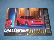 2015 Dodge SRT Hellcat Info Article "Challenger Reloaded"