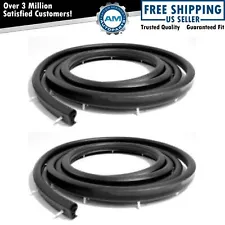 Door Weatherstrip Rubber Seals Pair Set Kit for 74-97 Dodge Full Size Van (For: 1977 Dodge)