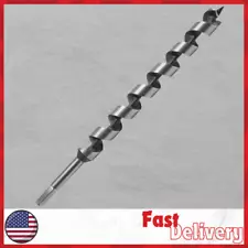 Wood Auger Drill Bit 1x14" with 1/2" Hex Shank Ship Auger, for Drywall, PVC