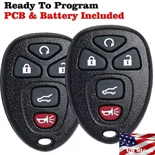 2 For 2009 2010 2011 2012 2013 2014 2015 2016 Buick Enclave Remote Car Key Fob