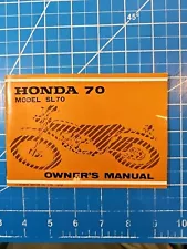 New ListingHONDA SL-70 MOTORCYCLE ORIGINAL OWNERS MANUAL