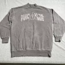 PATD Panic At The Disco Medium Pray For The Wicked Tour 2019 Gray Sweatshirt