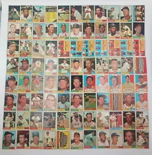 Rare 1961 Topps (475) Baseball Card Lot Estate Fresh G-EX Aaron, Mays, Koufax +