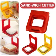 Square Sandwich Cutter And Sealer Set For Kids Lunch SALE Sandwiches U2G5