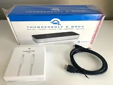 NEW SEALED OWC Thunderbolt 2 Docking Station OWCTB2DOCK12P w/ PSU, FireWire 800