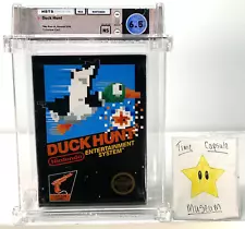 Duck Hunt Non Rev Black Seal Nintendo NES Nintendo New WATA Graded 6.5 NS 1985