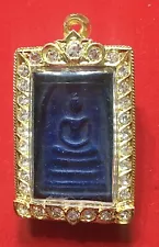 PHRA SOMDEJ LP TOH WAT RAKANG BACK CHINESE THAI BUDDHA AMULET TALISMAN HOLY K319