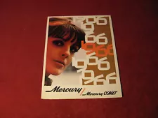 1966 Mercury & Comet Sales Brochure Booklet Catalog Old Original