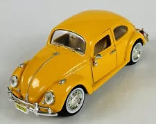 New ListingRare Redbox 1966 VW Volkswagen Beetle Bug 1:24 Yellow Diecast Car #68023 No Box