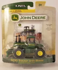 Ertl - John Deere 8630 Tractor with Blade - 1/64 Die Cast New in Box