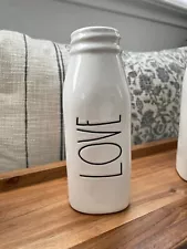 SALE! New Rae Dunn Item for Sale - Milk Bottle Vases 'LOVE'