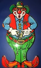 Williams Cyclone Pinball Machine Original 1988 Plastic Promo Clown Sheriff