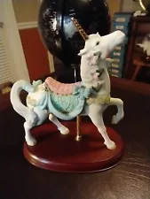 Lenox Carousel Unicorn Horse Limited Edition Collection 24k Gold Accents EXC