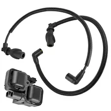 Ignition Coil w/ Spark Plug Wire 59.3 49.5 cm For Polaris Ranger 700 EFI 2006-08 (For: Polaris Ranger 700)