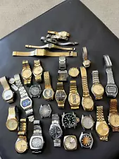 SEIKO COLLECTION PLUS A FEW OTHER NAMES VINTAGE WRISTWATCHES FOR THE WATCHMAKER