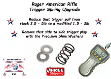 Ruger American Rifle *RANCH* Reduced Power Trigger Spring & Shims 1.5 lb