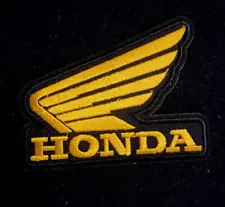 Honda Gold Wing Motorcycles Patch Embroidered Iron On Cars + Stickers