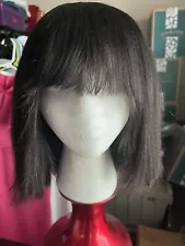 Womens Kinky Straight Short Wig.