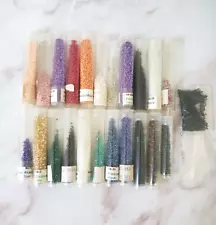 Bulk Seed Beads Toho and Miyuki Size 14 & Size 15 Various Colors