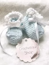 Handmade Crochet Baby Booties