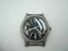 Military GG-W-113 wrist watch April 1979 Unsigned