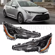 Fit For 2020-2022 Toyota Corolla L LE Headlights Pair W/LED DRL Left Right Side (For: Toyota Corolla)