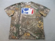 Realtree Xtra Camo Shirt Men's Extra Large Major League Bowhunter Brown Green