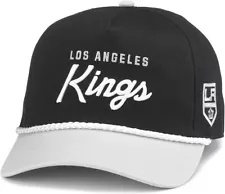 American Needle Los Angeles Kings NHL Roscoe Rope Hat Hockey Cap Black Grey New