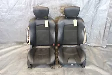 2013 NISSAN 370Z COUPE 3.7L VQ37 OEM BLACK LEATHER SUEDE RH LH FRONT SEATS #7102