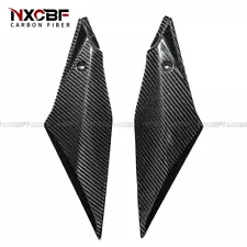 For 2015-2019 Yamaha R1 R1M R1S Carbon Fiber Gas Tank Side Cover Trim Fairing