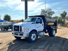 2017 Ford F-750 5 Yard Dump Truck PTO 6.7L Diesel Day Cab A/T bidadoo -Repair