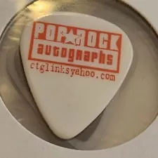 ORIGINAL TOUR GUITAR PICK POP ROCK AUTOGRAPHS