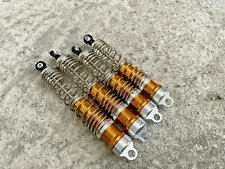 Aluminum Big Bore Shocks for 1/10 Arrma Big Rock 4x4 3S BXL Gold