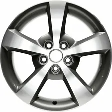 New 17" x 7" Polished Charcoal Alloy Wheel Rim 2008-2012 for Chevrolet Malibu