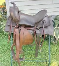 Used High Back Western Saddle