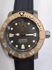 Invicta Sea Base Automatic Titanium Black Watch Swiss Made 53mm 14240