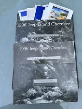 1996 Jeep Grand Cherokee Owners Manual With Case OEM