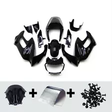 For 1997-2005 VTR1000F Super Hawk 1000 Honda Black Fairings Plastic Bodywork Kit (For: Honda)