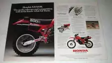 1981 Honda XR500R Motorcycle Ad - Rocks, Whoops